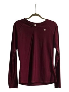 Women’s Long Sleeve Athletic Top - Maroon